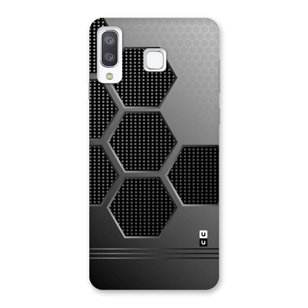 Grey Black Hexa Back Case for Galaxy A8 Star