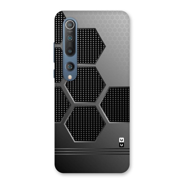 Grey Black Hexa Back Case for Mi 10