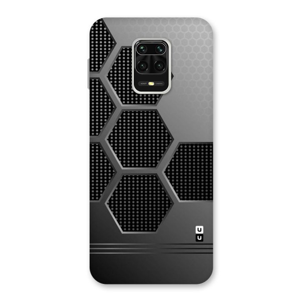 Grey Black Hexa Back Case for Poco M2 Pro