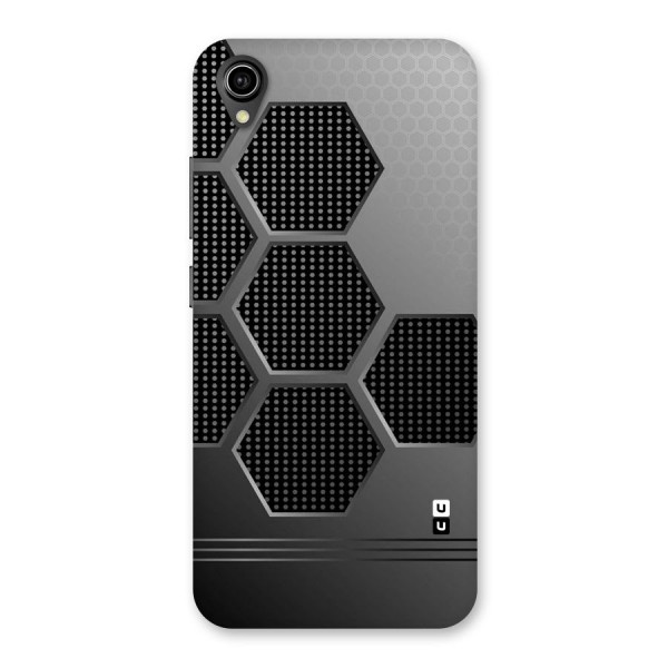 Grey Black Hexa Back Case for Vivo Y91i