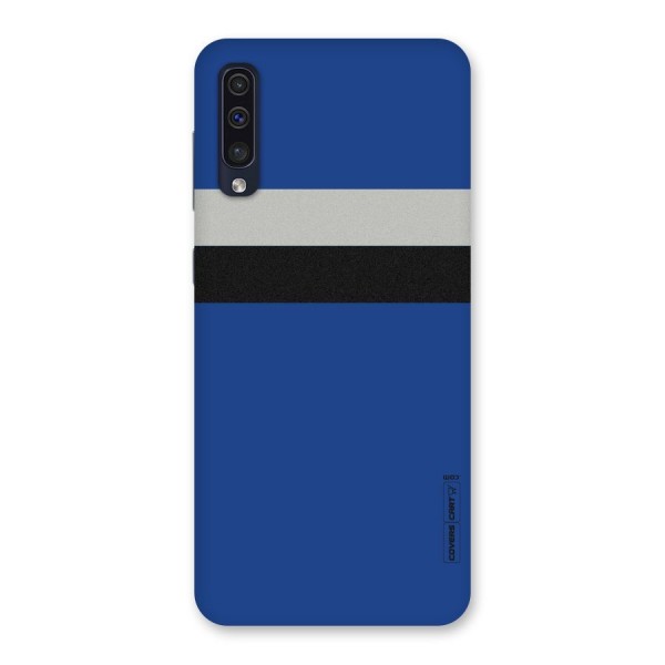 Grey Black Strips Back Case for Galaxy A50