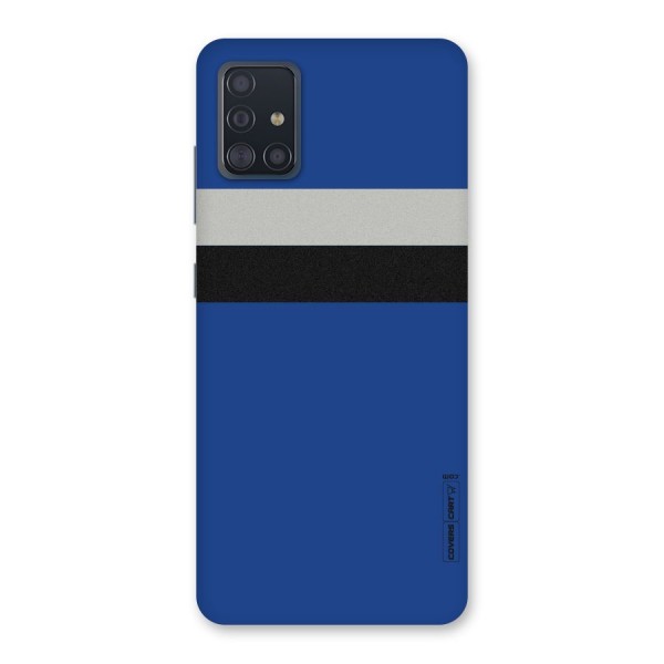 Grey Black Strips Back Case for Galaxy A51