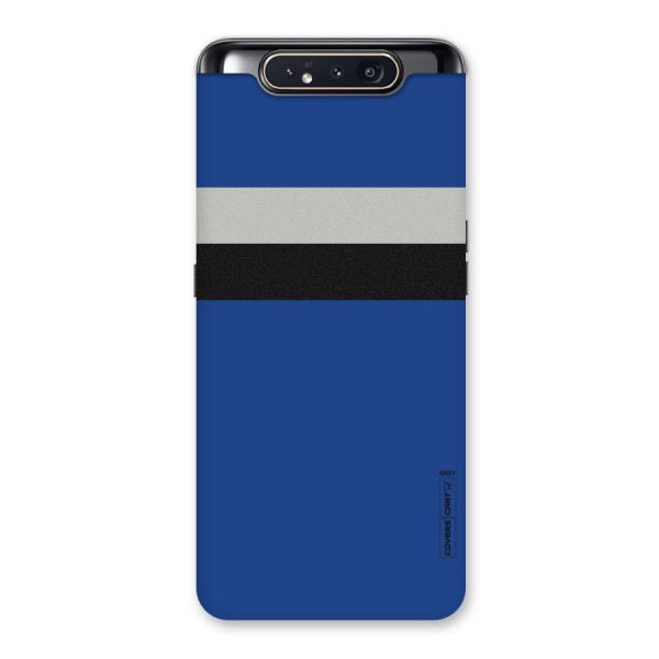 Grey Black Strips Back Case for Galaxy A80