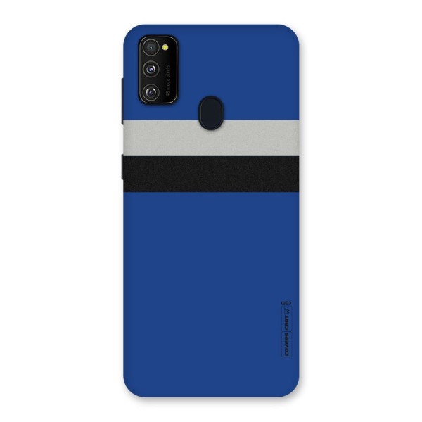 Grey Black Strips Back Case for Galaxy M21