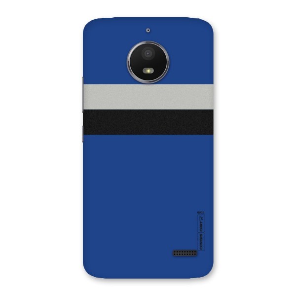 Grey Black Strips Back Case for Moto E4