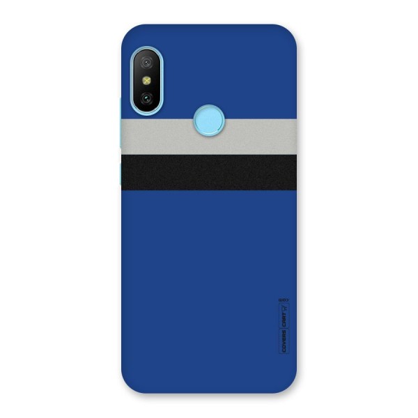 Grey Black Strips Back Case for Redmi 6 Pro