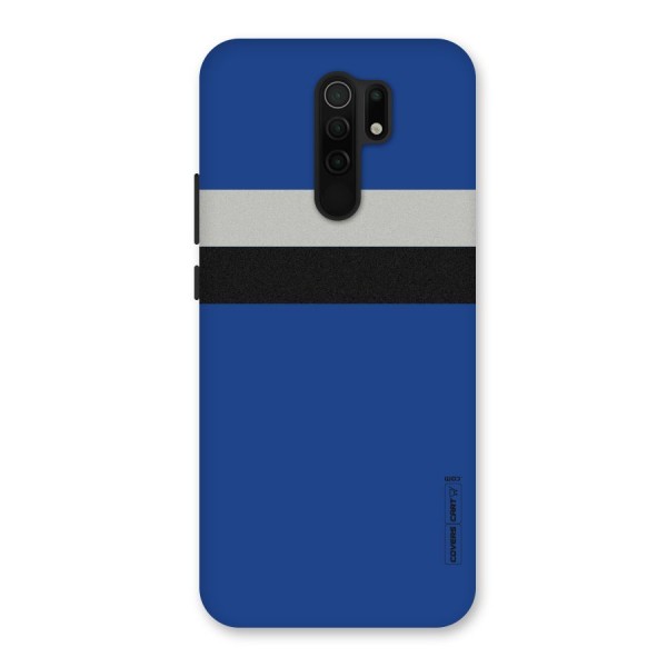 Grey Black Strips Back Case for Redmi 9 Prime