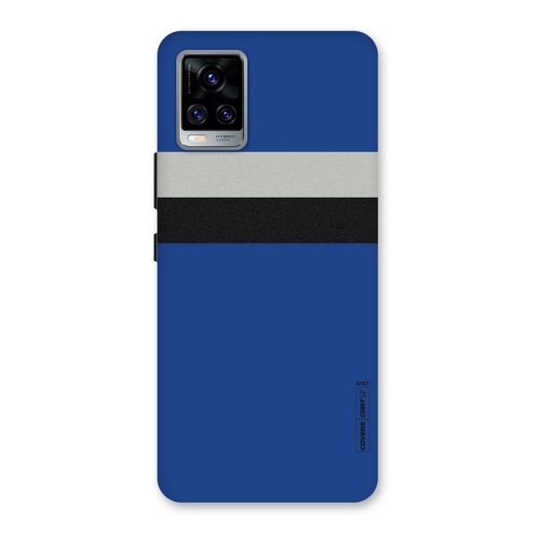 Grey Black Strips Back Case for Vivo V20 Pro