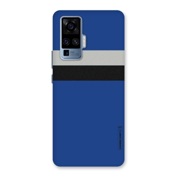 Grey Black Strips Back Case for Vivo X50 Pro