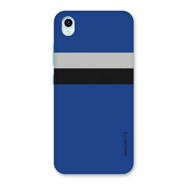 Grey Black Strips Back Case for Vivo Y1s