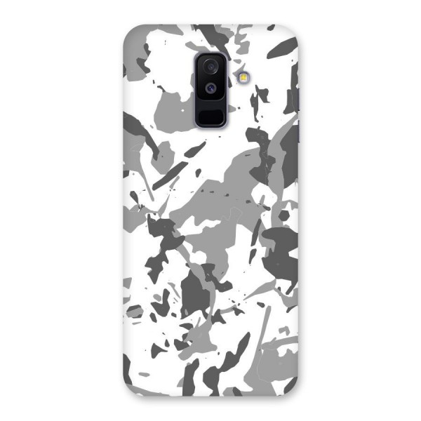 Grey Camouflage Army Back Case for Galaxy A6 Plus