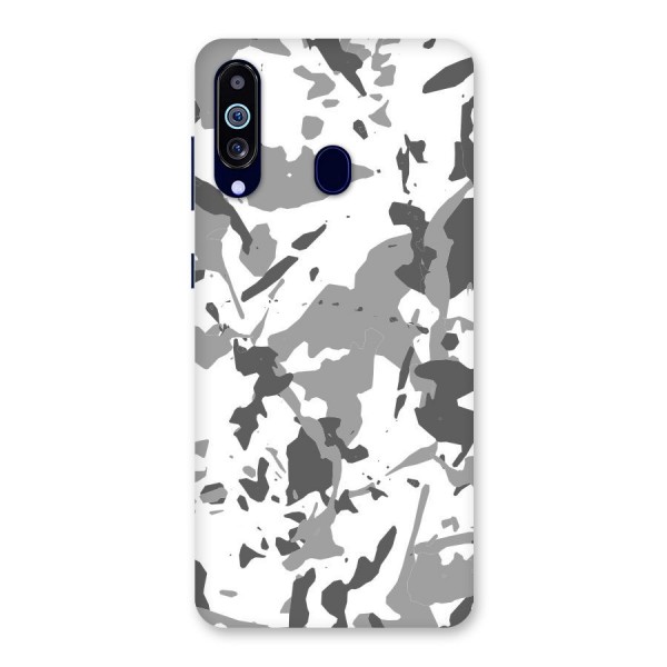 Grey Camouflage Army Back Case for Galaxy A60