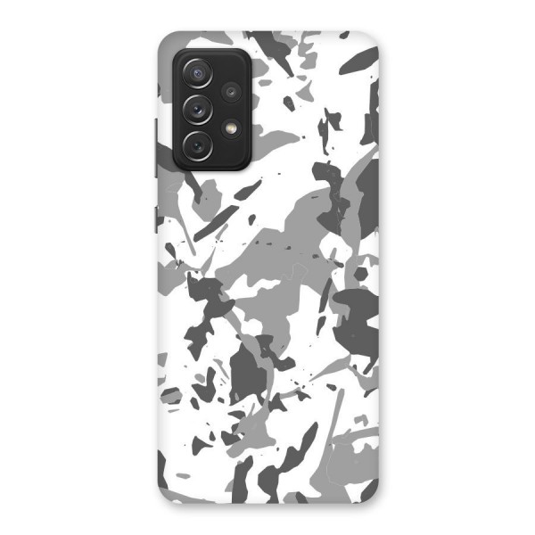 Grey Camouflage Army Back Case for Galaxy A72