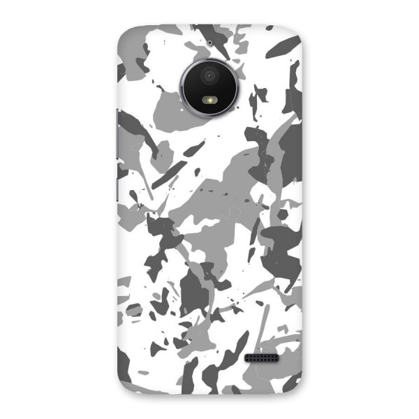 Grey Camouflage Army Back Case for Moto E4