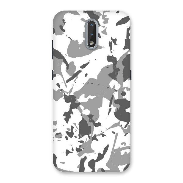 Grey Camouflage Army Back Case for Nokia 2.3