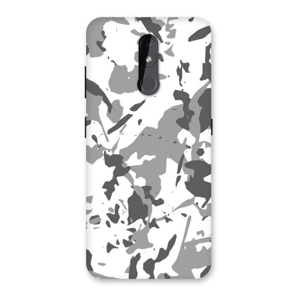 Grey Camouflage Army Back Case for Nokia 3.2