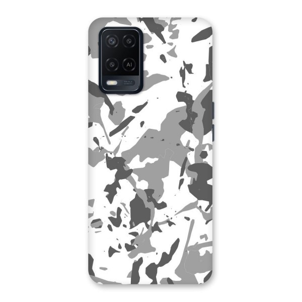 Grey Camouflage Army Back Case for Oppo A54