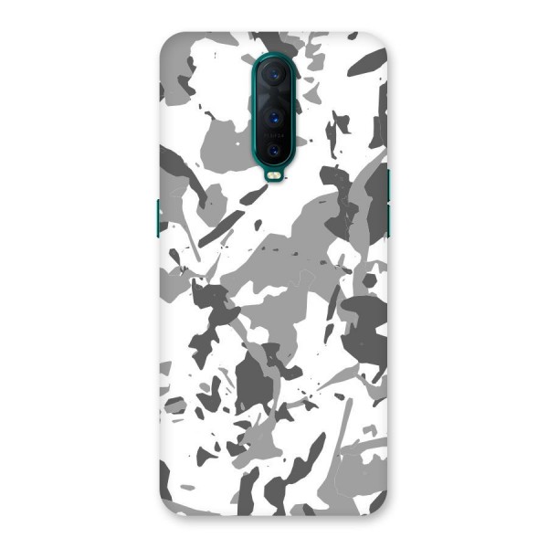 Grey Camouflage Army Back Case for Oppo R17 Pro