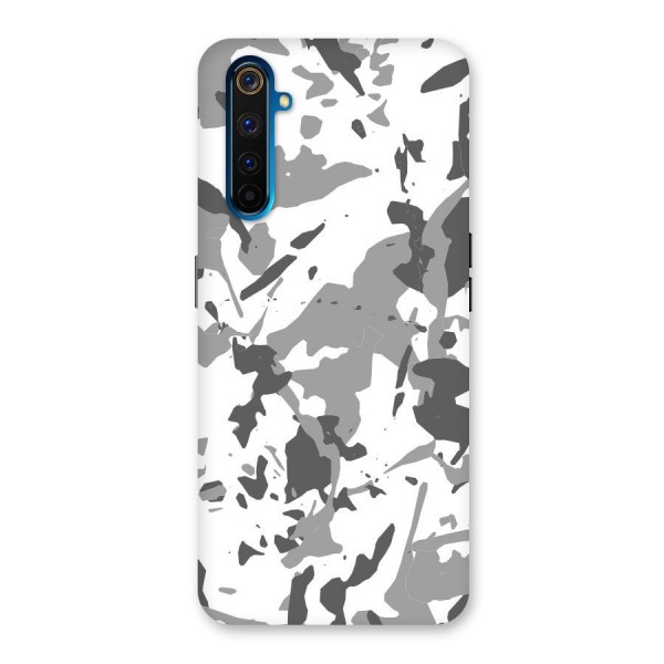 Grey Camouflage Army Back Case for Realme 6 Pro