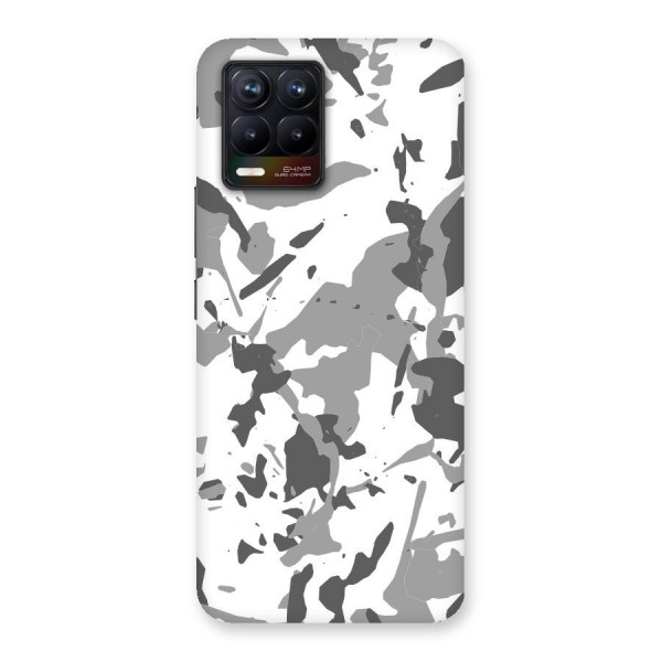 Grey Camouflage Army Back Case for Realme 8