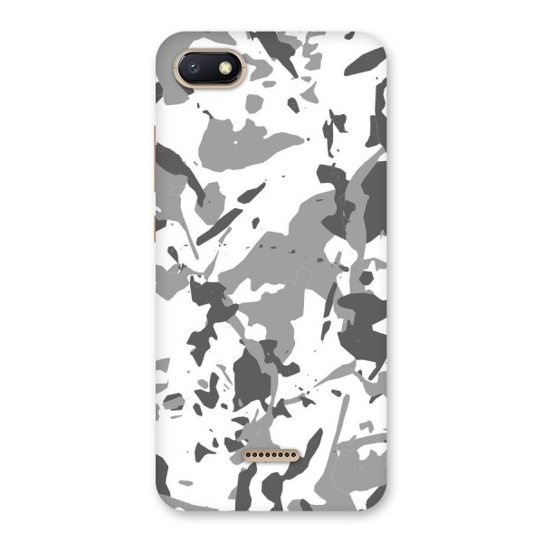 Grey Camouflage Army Back Case for Redmi 6A