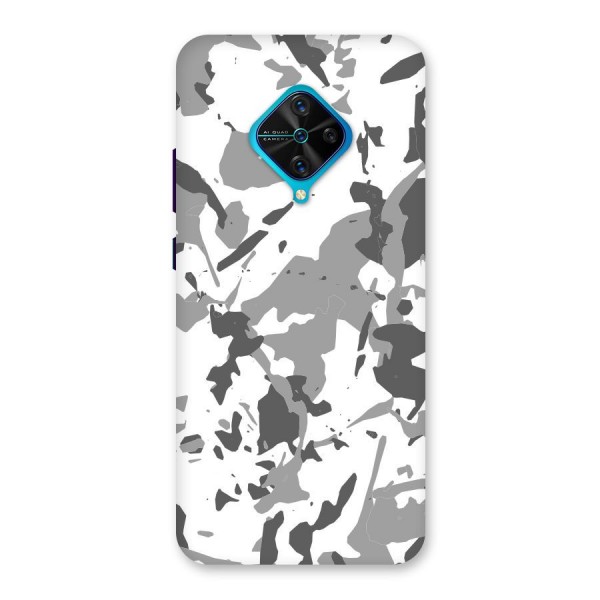 Grey Camouflage Army Back Case for Vivo S1 Pro