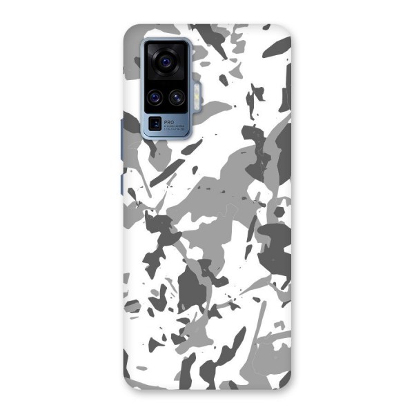 Grey Camouflage Army Back Case for Vivo X50 Pro