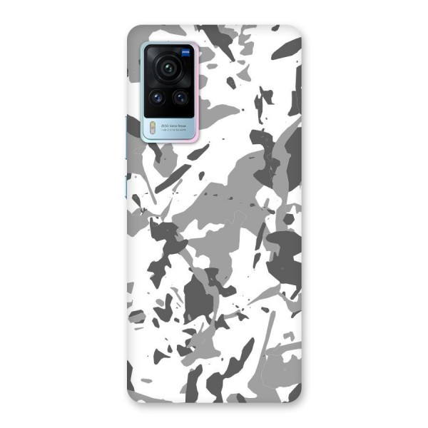 Grey Camouflage Army Back Case for Vivo X60 Pro