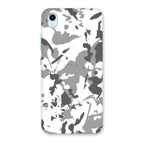 Grey Camouflage Army Back Case for Vivo Y1s