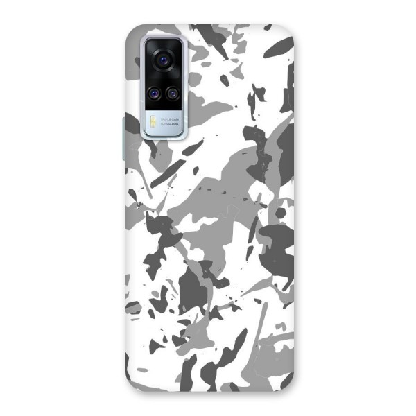 Grey Camouflage Army Back Case for Vivo Y51A