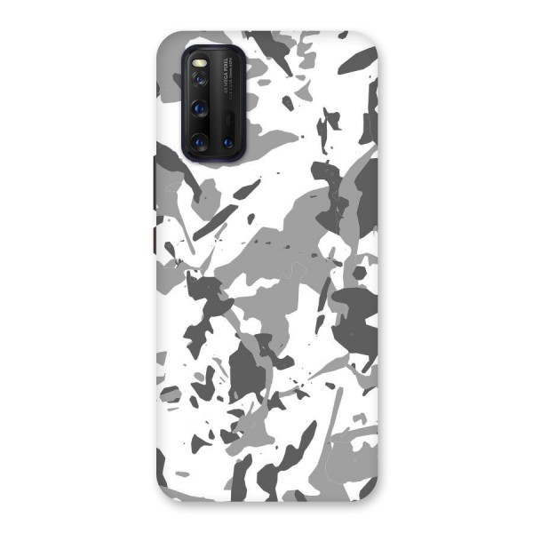 Grey Camouflage Army Back Case for Vivo iQOO 3