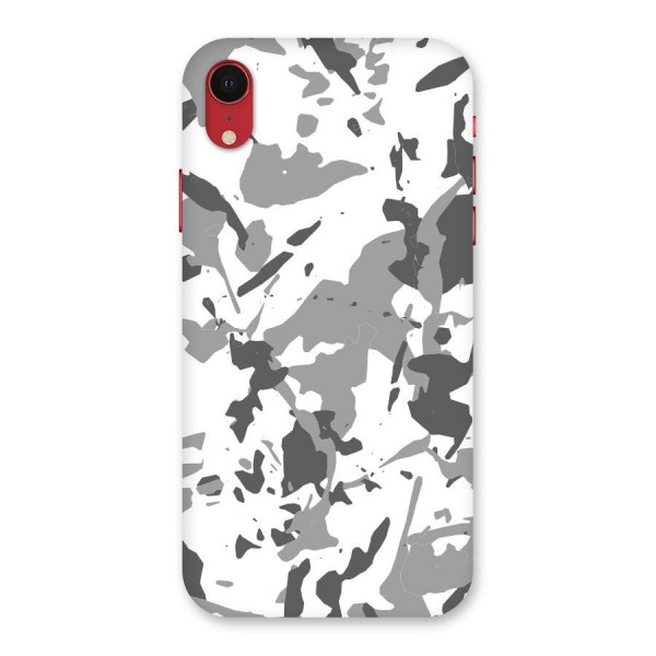 Grey Camouflage Army Back Case for iPhone XR