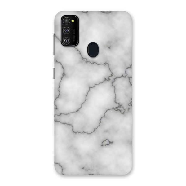 Grey Marble Back Case for Galaxy M21