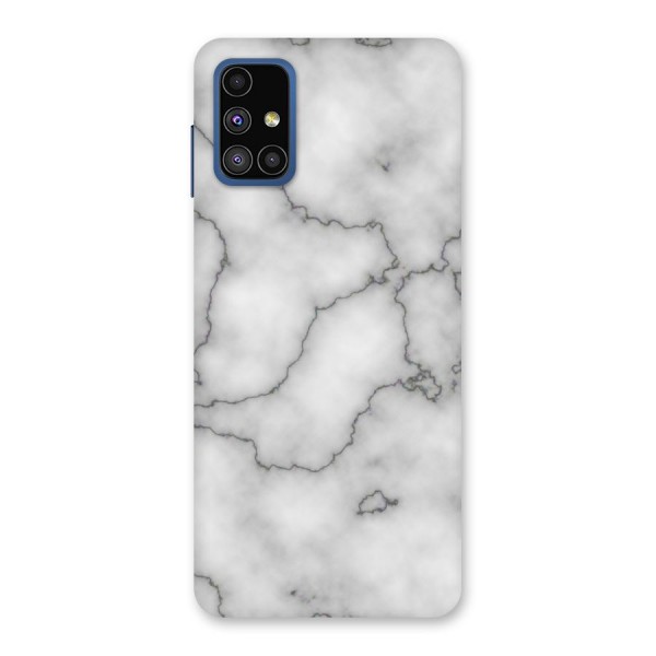 Grey Marble Back Case for Galaxy M51