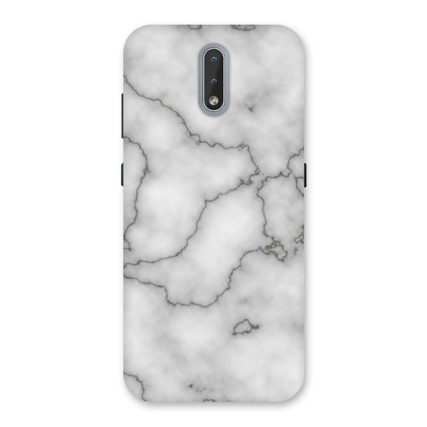 Grey Marble Back Case for Nokia 2.3