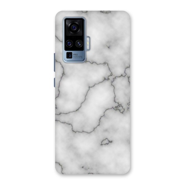 Grey Marble Back Case for Vivo X50 Pro