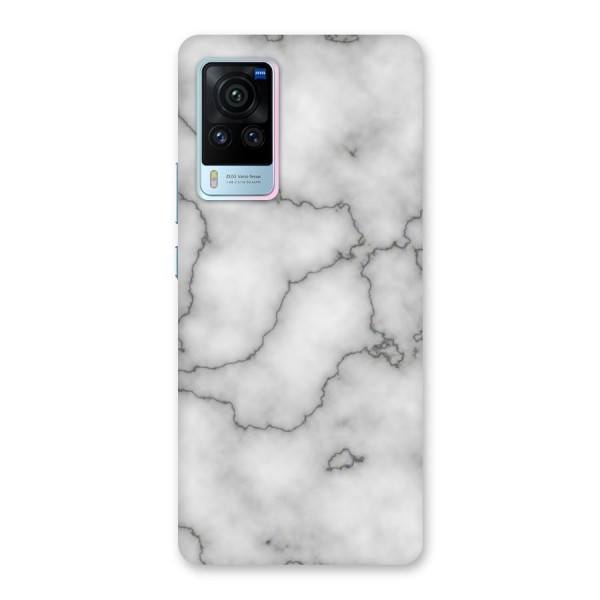 Grey Marble Back Case for Vivo X60 Pro