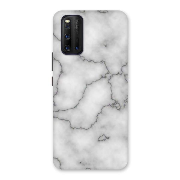 Grey Marble Back Case for Vivo iQOO 3