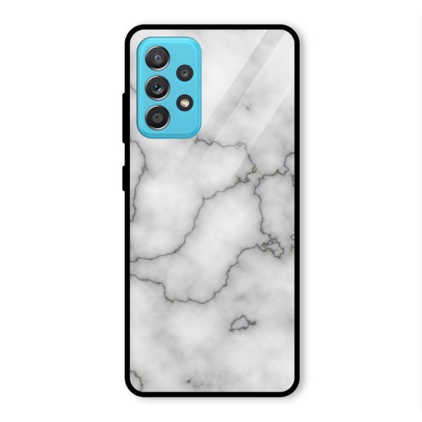 Grey Marble Glass Back Case for Galaxy A52s 5G