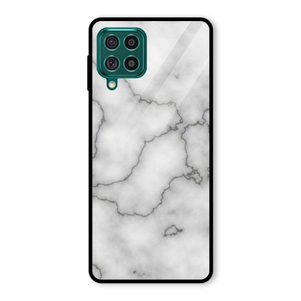 Grey Marble Glass Back Case for Galaxy F62