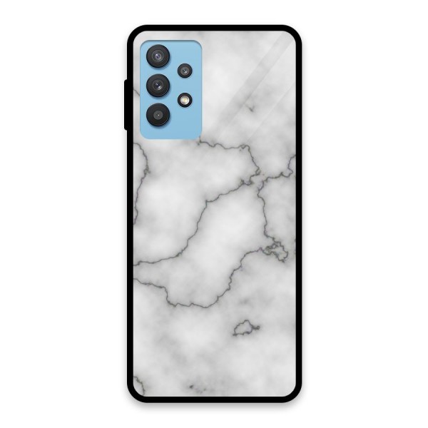 Grey Marble Glass Back Case for Galaxy M32 5G