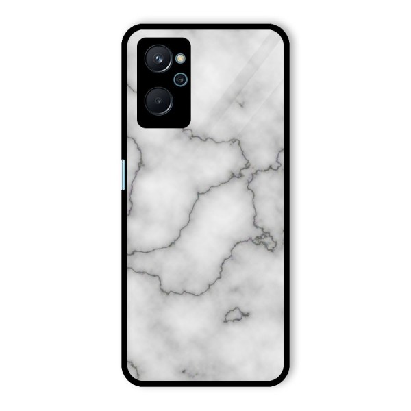 Grey Marble Glass Back Case for Realme 9i