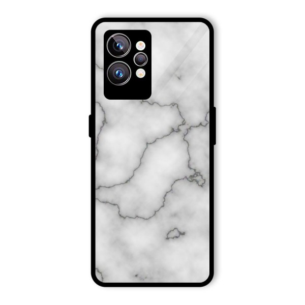 Grey Marble Glass Back Case for Realme GT2 Pro