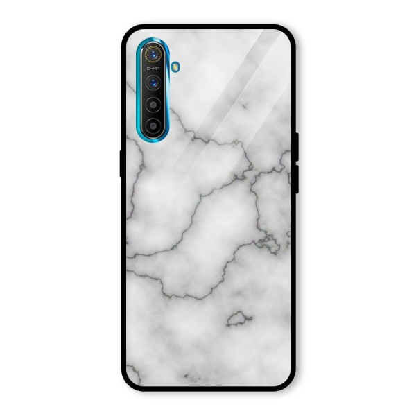 Grey Marble Glass Back Case for Realme XT