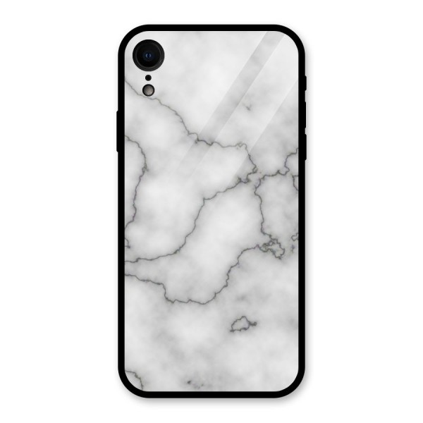 Grey Marble Glass Back Case for XR