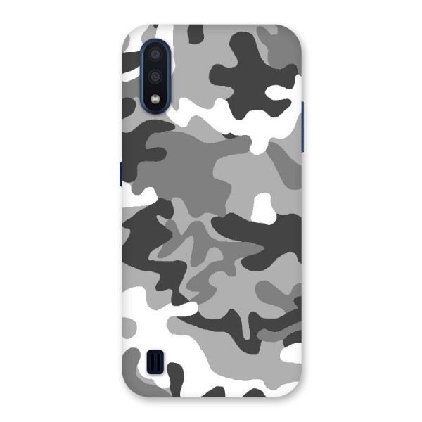 Grey Military Back Case for Galaxy M01