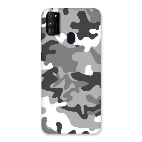 Grey Military Back Case for Galaxy M21