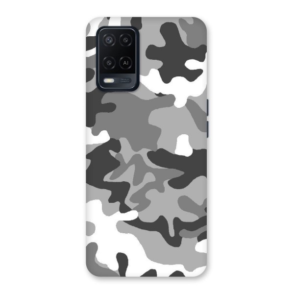 Grey Military Back Case for Oppo A54