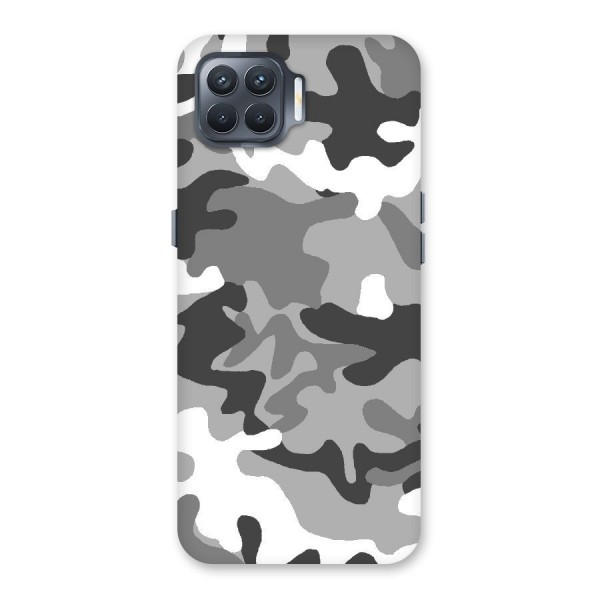 Grey Military Back Case for Oppo F17 Pro