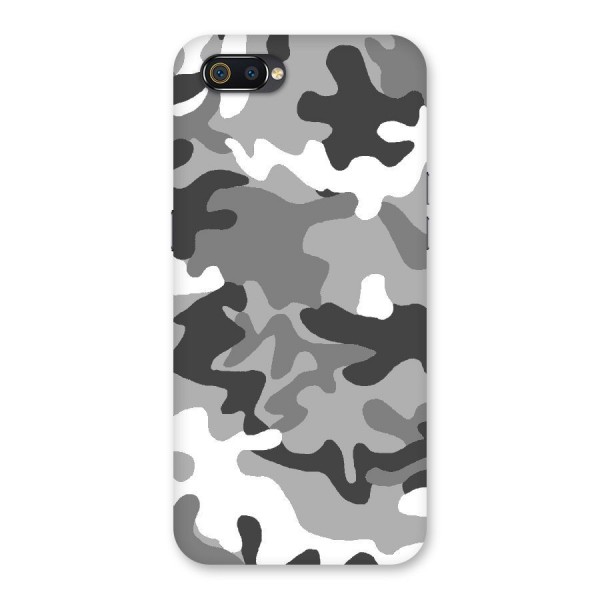 Grey Military Back Case for Realme C2